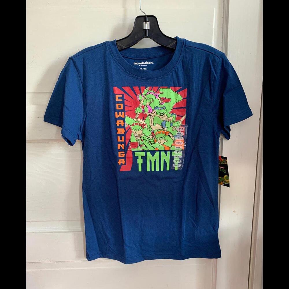 NWT Nickelodeon Teenage Mutant Ninja Turtles Shirt Size Kids 10/12